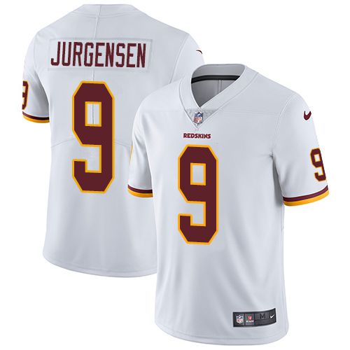 Men Washington Redskins #9 Sonny Jurgensen Nike White Vapor Limited NFL Jersey